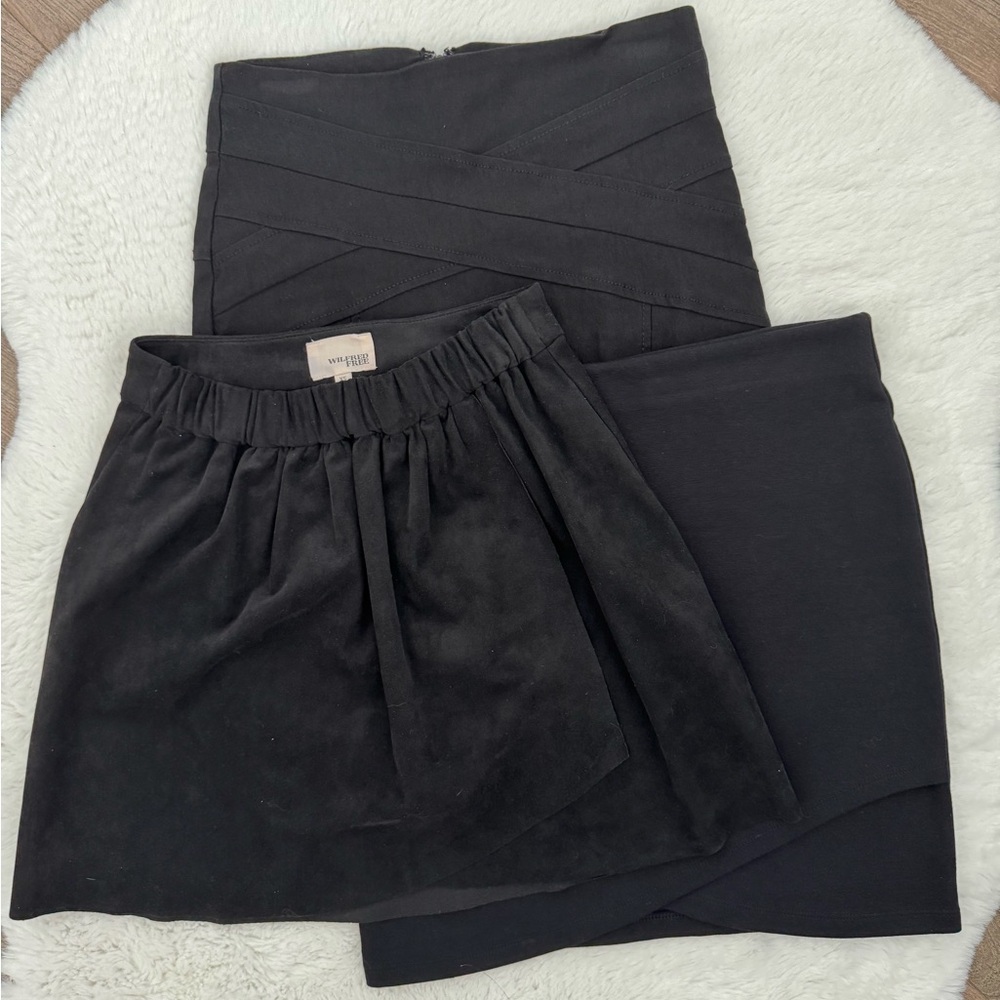 Black mini skirts bundle of 3